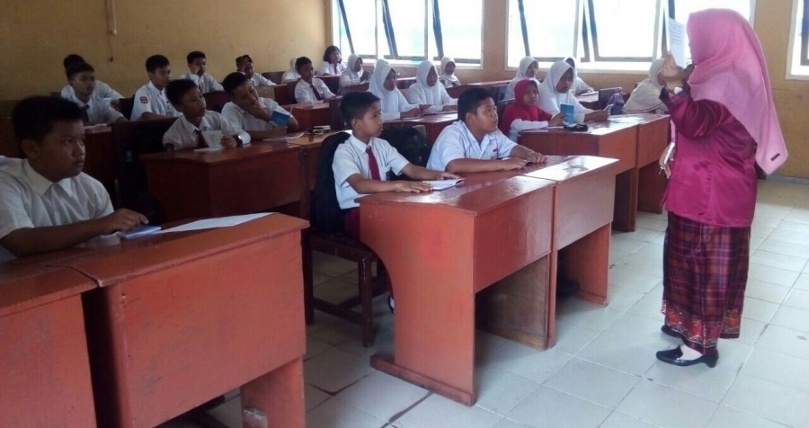 264 Siswa Baru SMPN 2 Tenggarong Ikuti Pengenalan Lingkungan Sekolah