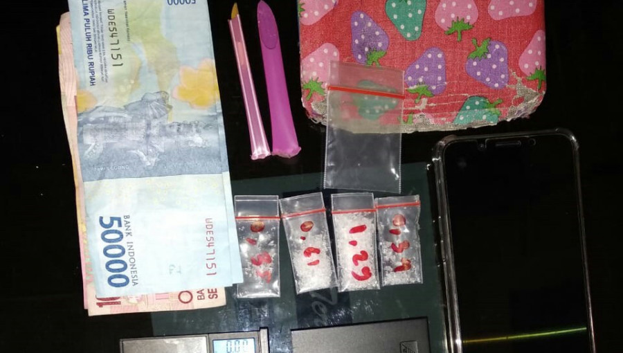 Barang bukti yang di amankan polisi