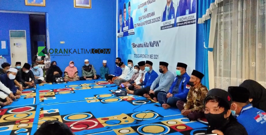 Silaturahmi pengurus PAN Kukar yang dihadiri Ketua DPW PAN Kaltim Sigit Wibowo dan kader (Foto: Heri/korankaltim.com)