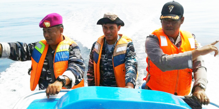 Proses pencarian enam korban kecelakaan air di Sangatta, Kabupaten Kutim masih terus dilakukan.(Foto: ist)