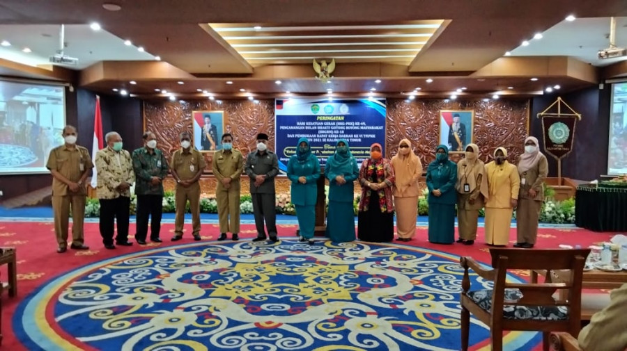 Pelaksanaan HKG PKK di Kantor Gubernur Kaltim yang dibuka langsung oleh Isran Noor (Humas Pemprov Kaltim)