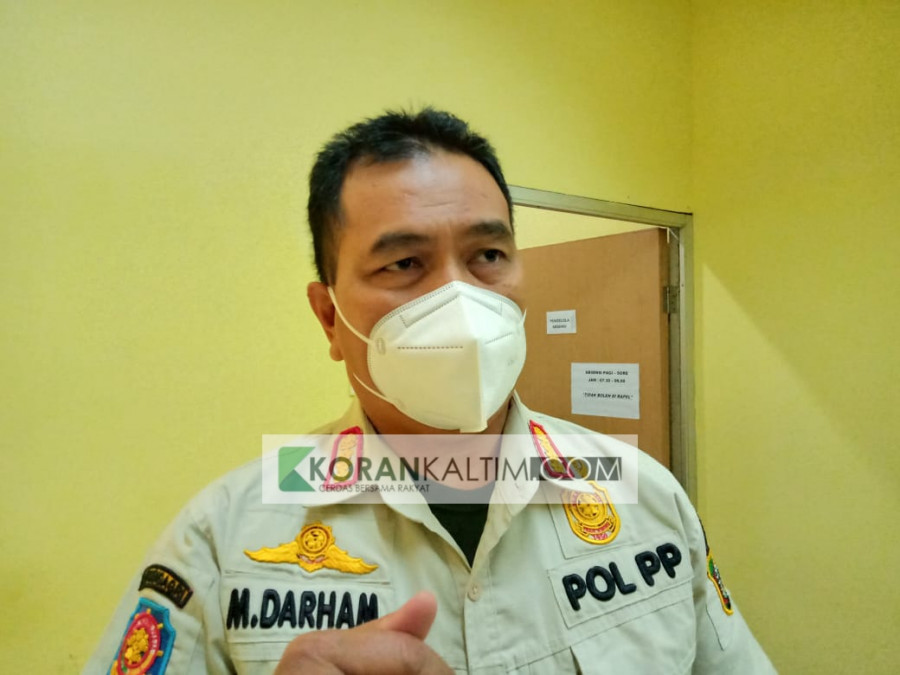 Kepala Satpol PP Samarinda, HM Darham (Claudius Vico/Korankaltim.com)