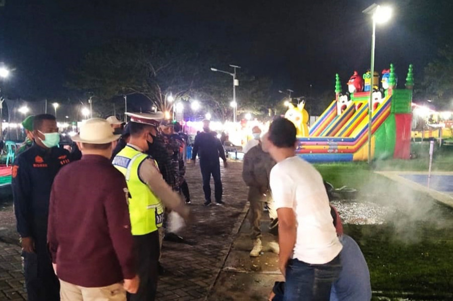 Tim Satgas saat melakukan imbuan kepada masyarakat agar mematuhi protokol kesehatan (Foto: istimewa)