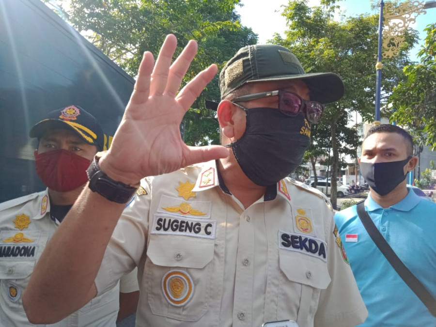 Sekretaris Kota (Sekkot) Samarinda, Sugeng Chairudin (Claudius Vico/Korankaltim.com)