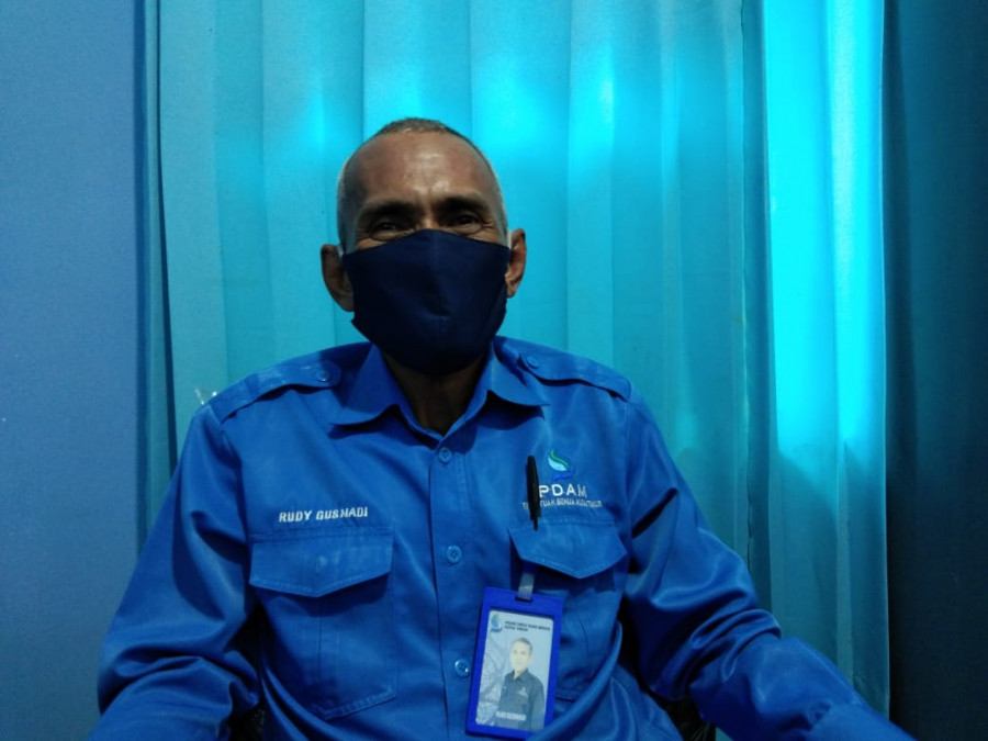 Kepala PDAM Unit Bukit Pelangi, Rudy Gunardy (Zulhamri/korankaltim.com)