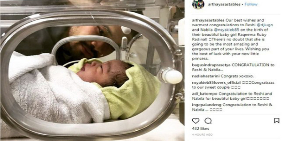 Selamat, Nabila Syakieb Lahirkan Bayi Perempuan