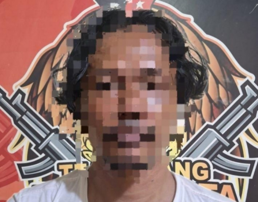Pelaku Saat diamankan di Polsek Samarinda Kota (istimewa)