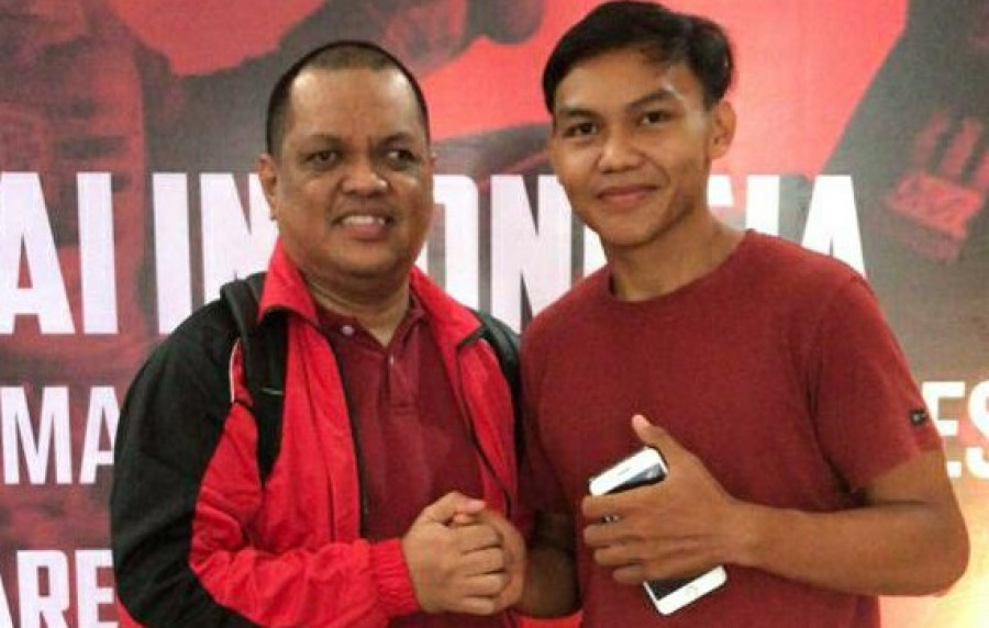 Salah satu atlet muaythai Kaltim Devan, yang berhasil meraih emas di ajang kejurnas di Kendari Sulawesi Tenggara. (Foto: Istimewa)