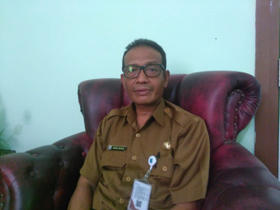 Kepala DLH Kabupaten Paser Abdul Basyid.( Foto : Dwi Cahyo / Korankaltim.com)
