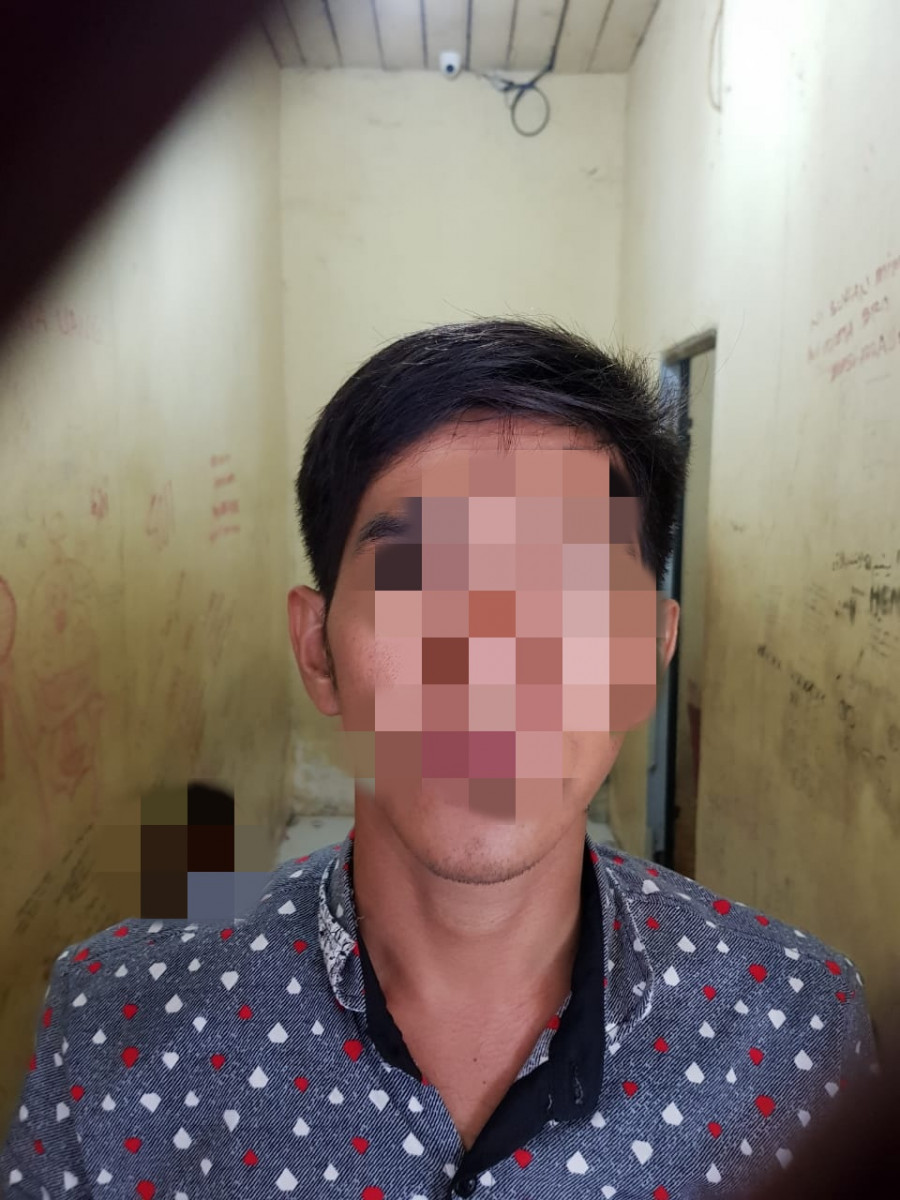 Pelaku pencurian motor ditahan di Polsek Samarinda Kota, Foto:ist