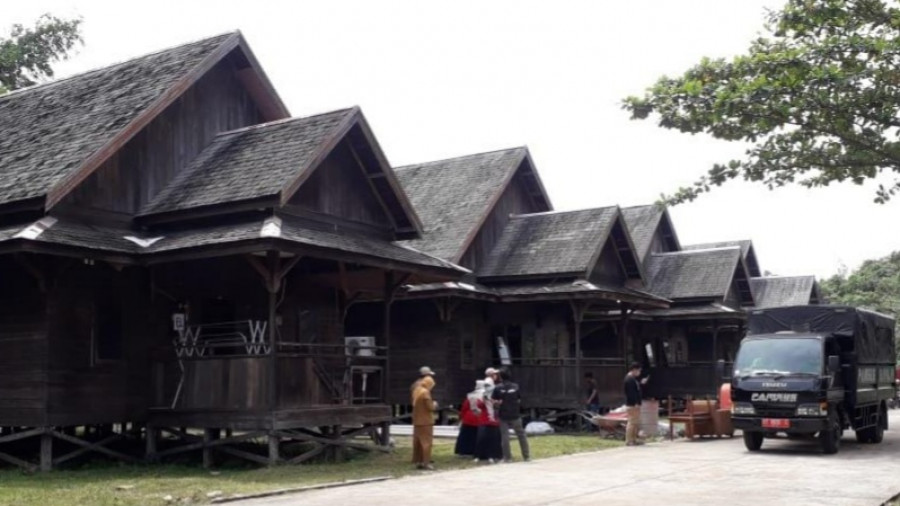 Wisma Atlet Tenggarong Seberang. (Foto: Reza Fahlevi/korankaltim.com)