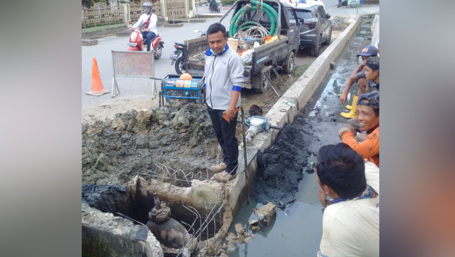 Rencana titik penggantian Gate Valve DN 300 Casiron di Jalan Kinibalu (Foto: Perumdam Tirta Kencana Samarinda)
