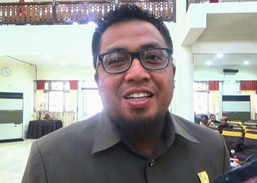 Ketua DPD Partai Golkar Kabupaten Paser Ikhwan Antasari. ( Foto : Dwi Cahyo/ Korankaltim.com)