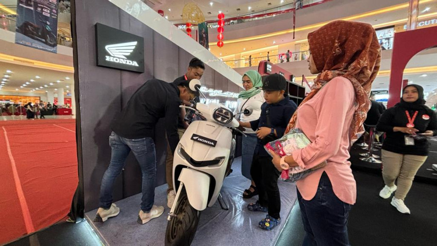 Tampilan motor New Honda Stylo 160 yang sukses menarik perhatian masyarakat. (Foto: Istimewa)