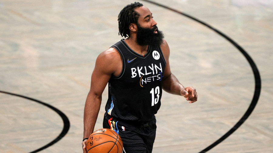 James Harden, jadi bintang kemenangan Brooklyn Nets. (nbahistorytwitter)
