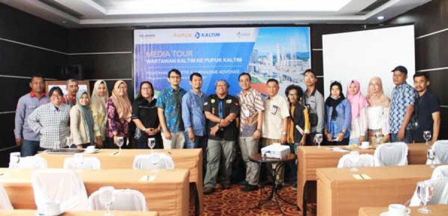 PENINGKATAN KOMPETENSI: Sebanyak 30 wartawan media cetak dan eletronik, Selasa kemarin mengikuti pelatihan yang digelar PT Pupuk Kaltim bekerjasama dengan Forum Jurnalis Bontang, di Hotel Bintang Sintuk. ( istimewa )
