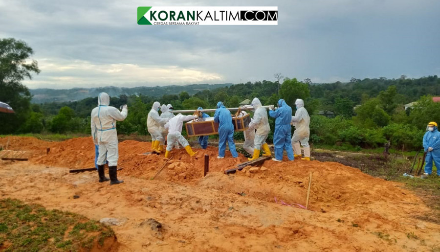 Kasus meninggal dunia di Kaltim telah mencapai 1.000 kasus, Nakes mulai kewalahan (Foto: Permata/korankaltim.com)