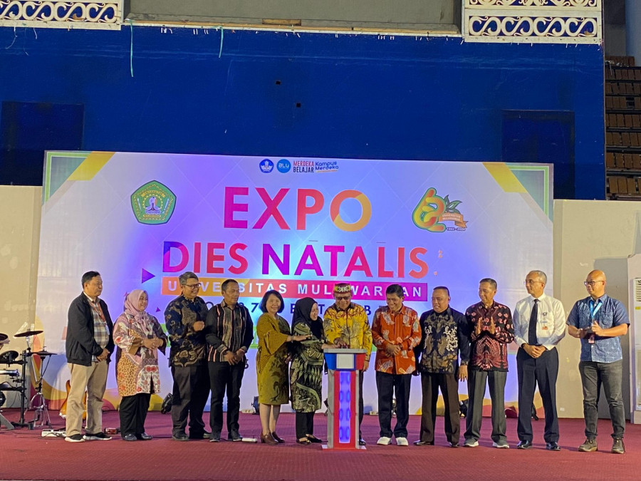 Foto peresmian Expo Dies Natalis ke-62 Unmul. (Foto: Rafik/Korankaltim.com)