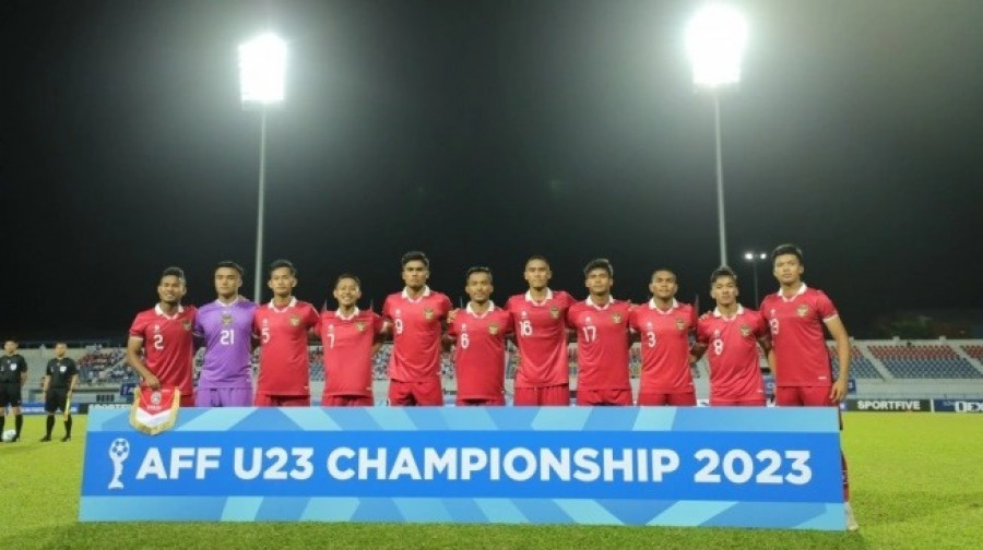 Pemain Timnas U-23 yang siap tampil malam ini. (dok.PSSI)