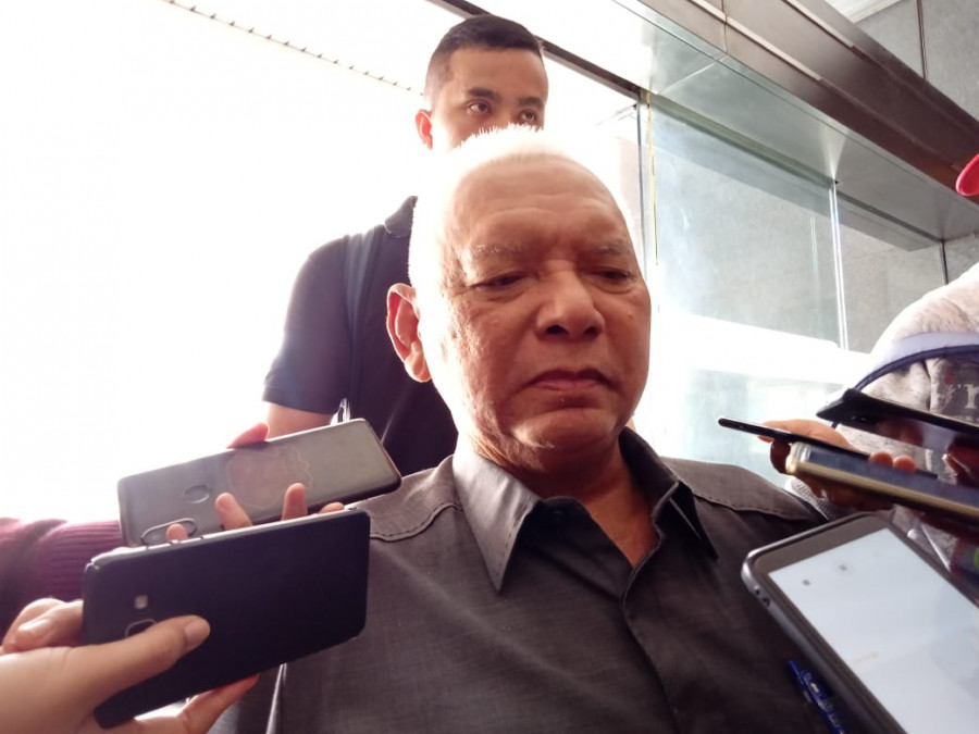 Anggota DPR RI Dapil Kaltim Awang Faroek Ishak, saat kunjungan kerja ke kantor Gubernur Kaltim akhir 2019 (Rusdi/Koran Kaltim)
