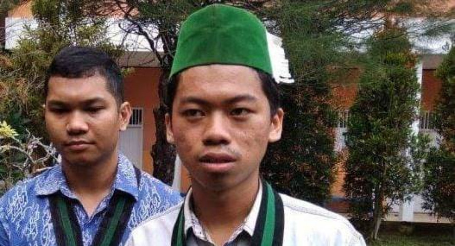 Mahasiswa Fakultas Ekonomi Unikarta, Suardi. (Foto: Reza Fahlevi/Korankaltim.com)