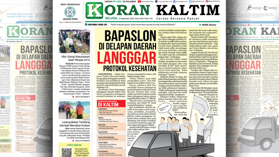 Cover Koran Kaltim