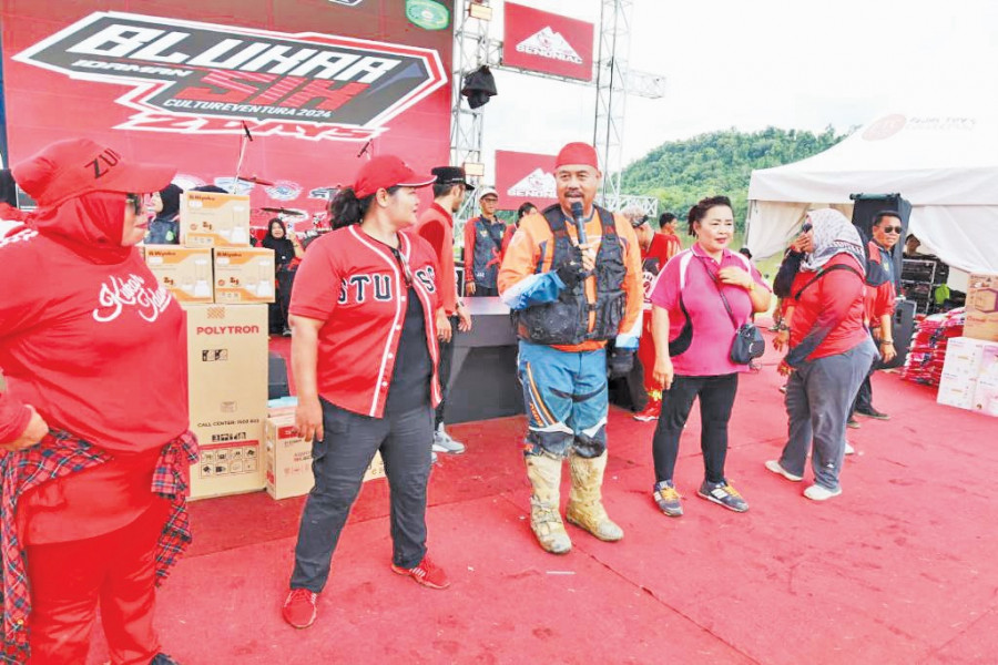 Semarak Zumba Party Blukar Idaman Berhadiah. (PROKOM)
