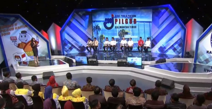 Debat Kedua Pilgub Kaltim Pakai Dua Moderator