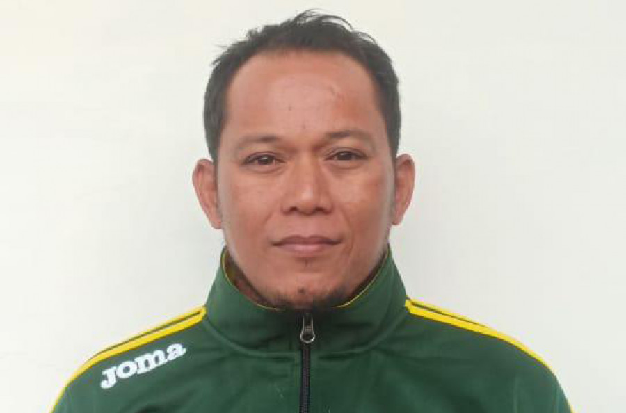 Pelatih Hoki Kaltim, Mappajalling yang ikuti workshop pelatih virtual.(Foto: Istimewa)