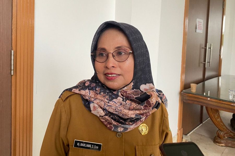 Camat Muara Kaman, Berliang. (Foto: Erlita/Korankaltim.com)