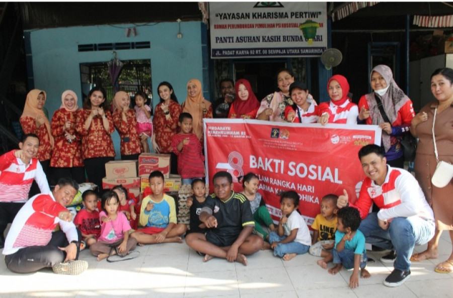 Peringati HDKD ke-78, Kantor Imigrasi Samarinda Gelar Bakti Sosial dan Pencegahan Stunting