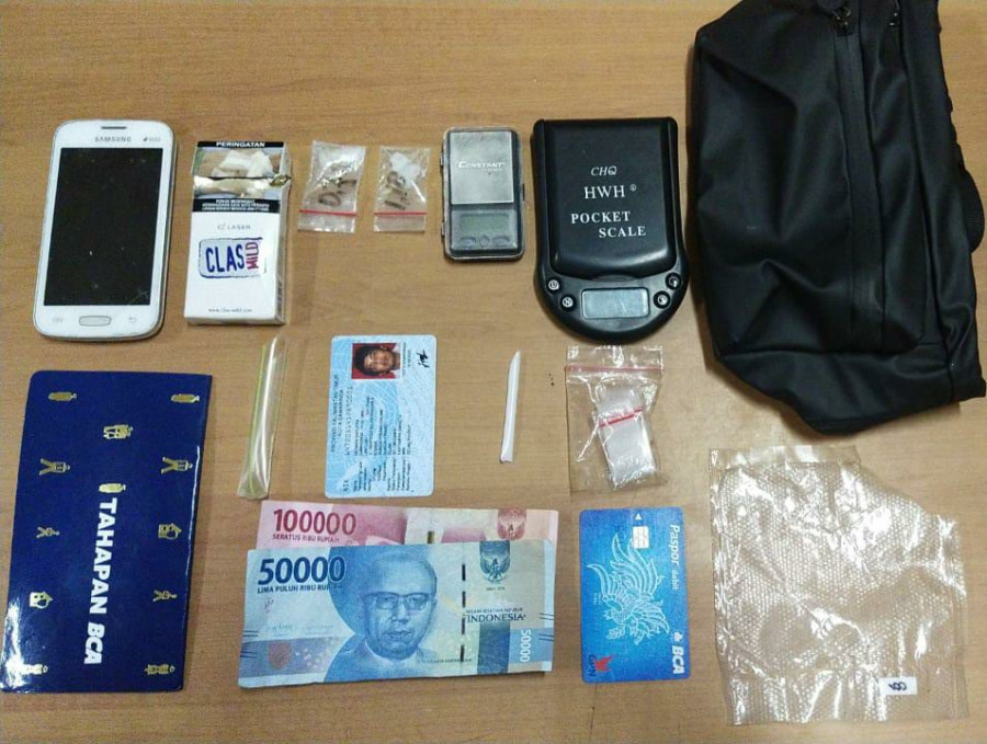 Barang bukti yang diamankan petugas dari pelaku.(Foto:Istimewa)
