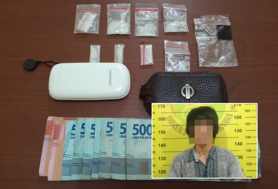 Pelaku dan sejumlah barang bukti berhasil diamankan Polres Bontang (Foto: dok. polres bontang)