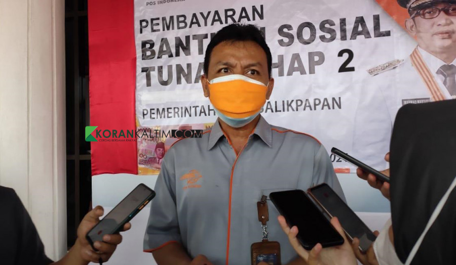Kepala Kantor Pos Cabang Kota Balikpapan, Taufik Dadi Marala (Foto : Muhammad Rizieq/Korankaltim.com)