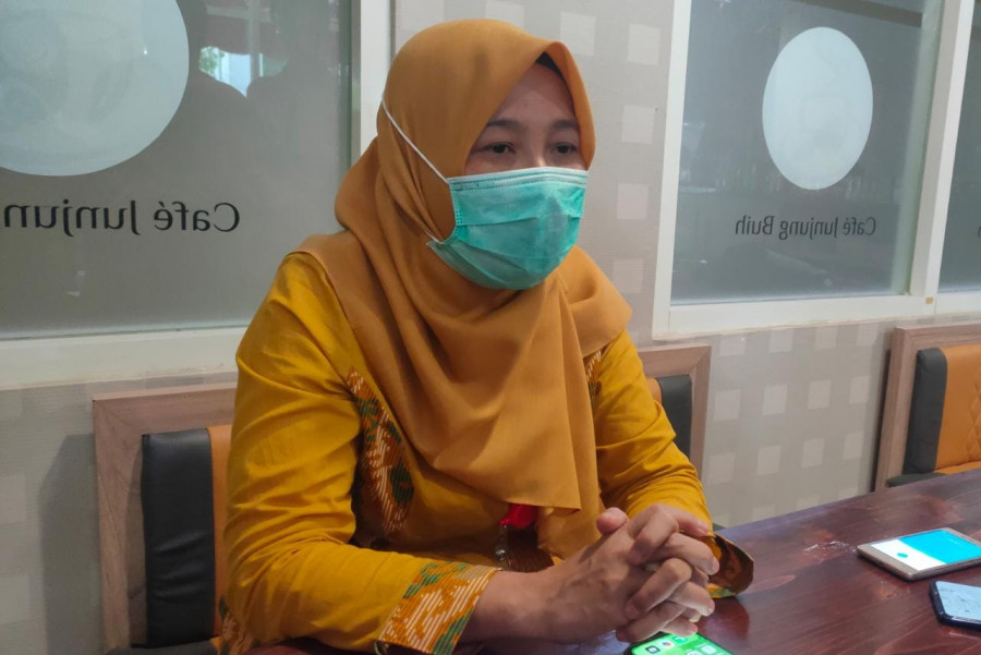 Jubir Gugus Tugas Percepatan Penanganan Covid-19 Kukar, Martina Yulianti (Foto: Reza Fahlevi/Korankaltimcom)