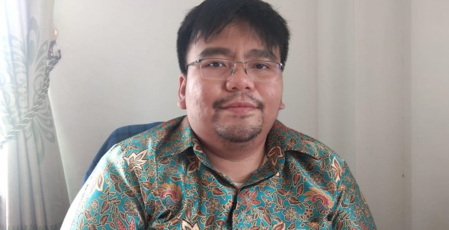 Kepala Bidang Bina Marga Dinas Pekerjaan Umum dan Penataan Ruang Kabupaten PPU, Petriandy Ponganton Pasulu. (Erwin/Korankaltim.com)