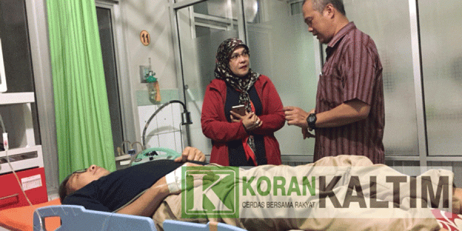 suasana menteri lukman di RS Abdul Rivai yang masih dalam perawatan.
