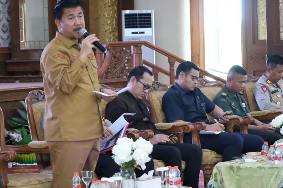 Rakor Lintas Sektoral Pilkada Serentak 2024. (Foto: Prokom)