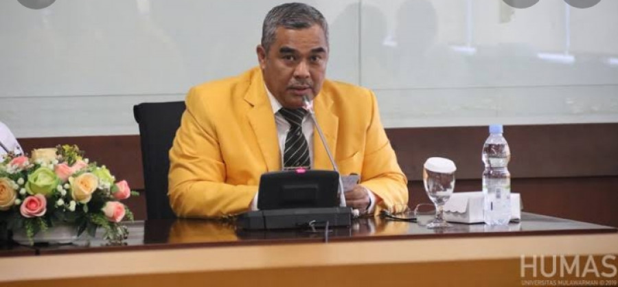 Rektor Unmul, Masjaya (foto: Humas Unmul)