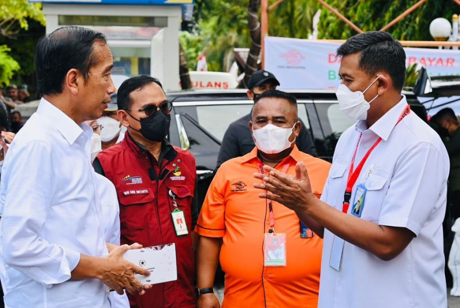 Hadir di Balikpapan, Presiden: BSU untuk Peserta BPJS Ketenagakerjaan