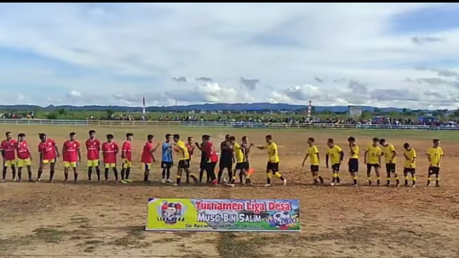 Keseruan Liga Desa Kecamatan Muara Kaman yang Dipercaya Mampu Hasilkan Bibit Pesepakbola Talenta Asli dari Kecamatan (Askab PSSI Kukar. Dok)