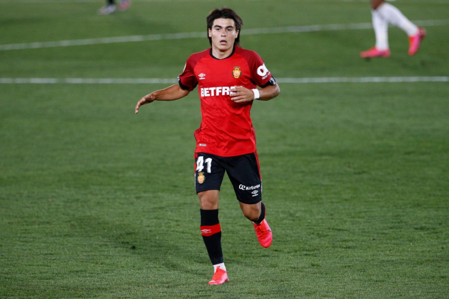 Luka Romero, masih berusia 15 tahun namun sudah merasakan atmosfer sepakbola Eropa saat timnya Mallorca menghadapi Real Madrid (twitter)