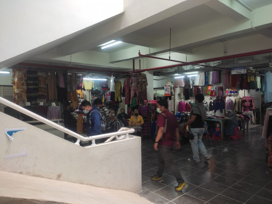 Kios Pedagang Pasar Tamrin (Romi/Koran Kaltim)