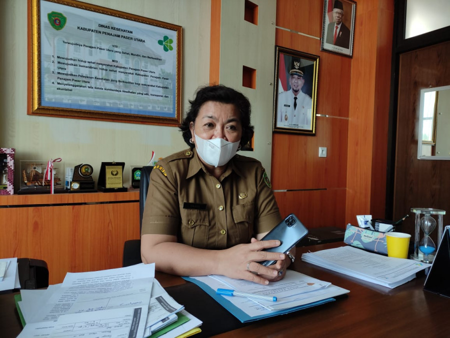 Kepala Dinas Kesehatan Kabupaten PPU Jensje Grace Makisurat. (Erwin/Korankaltim.com)