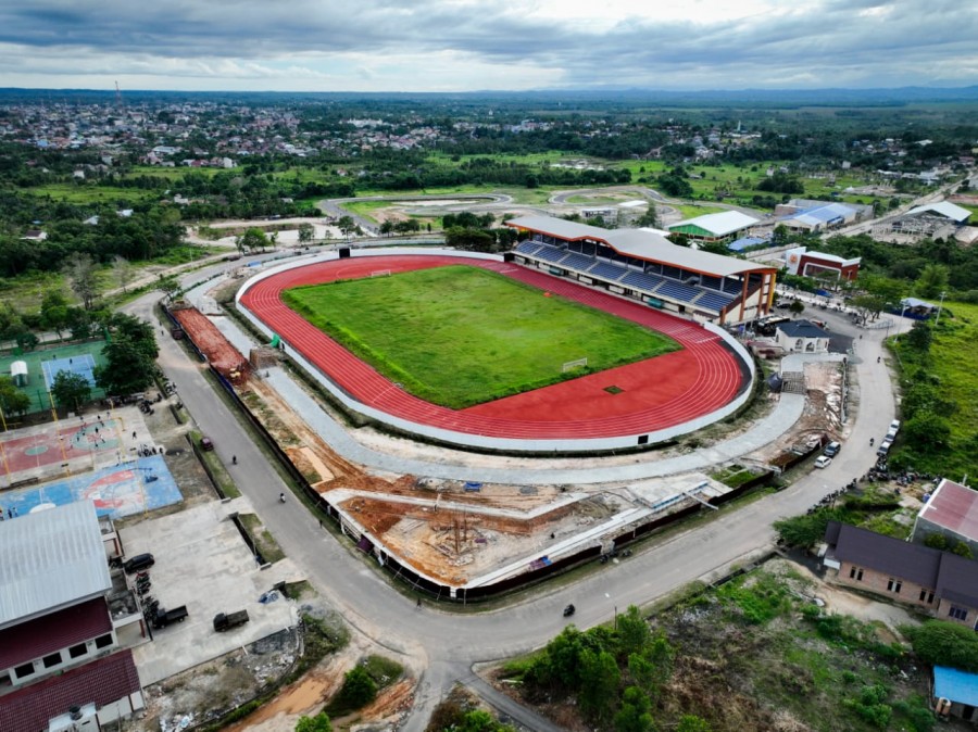 Kondisi Stadion Sadurengas Kabupaten Paser (Istimewa).