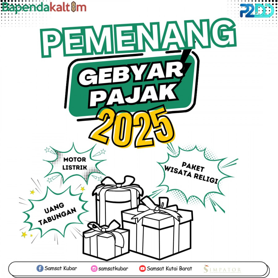 Pemenang Gebyar Pajak 2025 Kutai Barat (KoranKaltim)