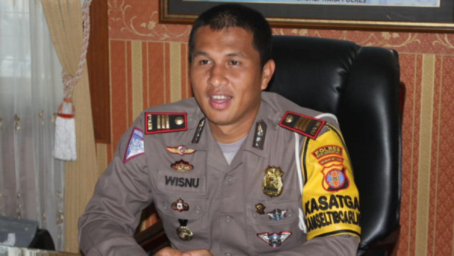 Kasatlantas Polres Kukar, AKP Wisnu Dian Ristanto
