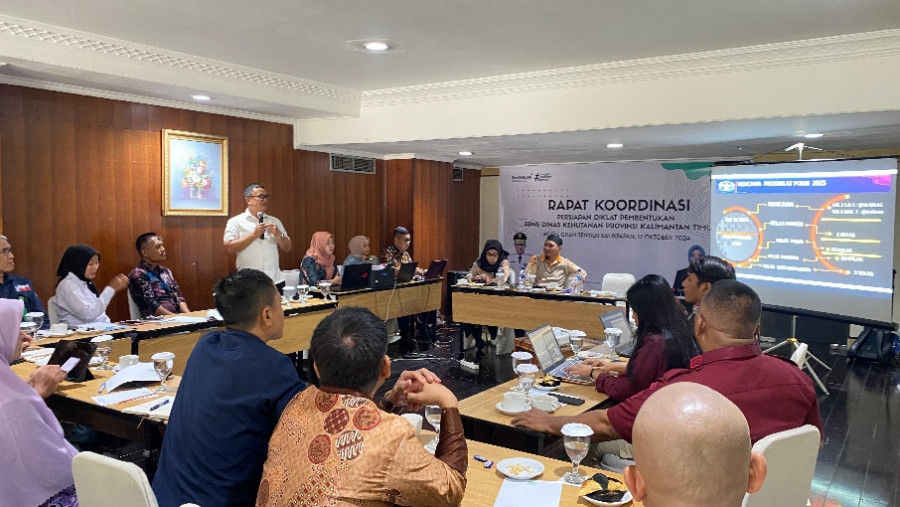 Dishut Provinsi Kaltim Gelar Rakor Persiapan Diktuk Penyidik Pegawai Negeri Sipil