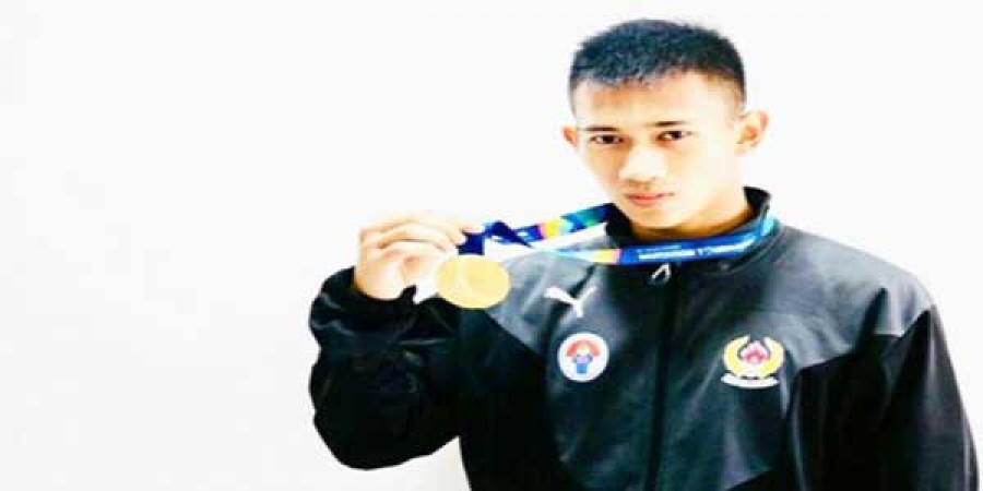 PELUANG MEDALI : Iqbal Chandra Pratama, pesilat andalan Kaltim yang saat ini membela Indonesia di ajang Asian Games 2018.