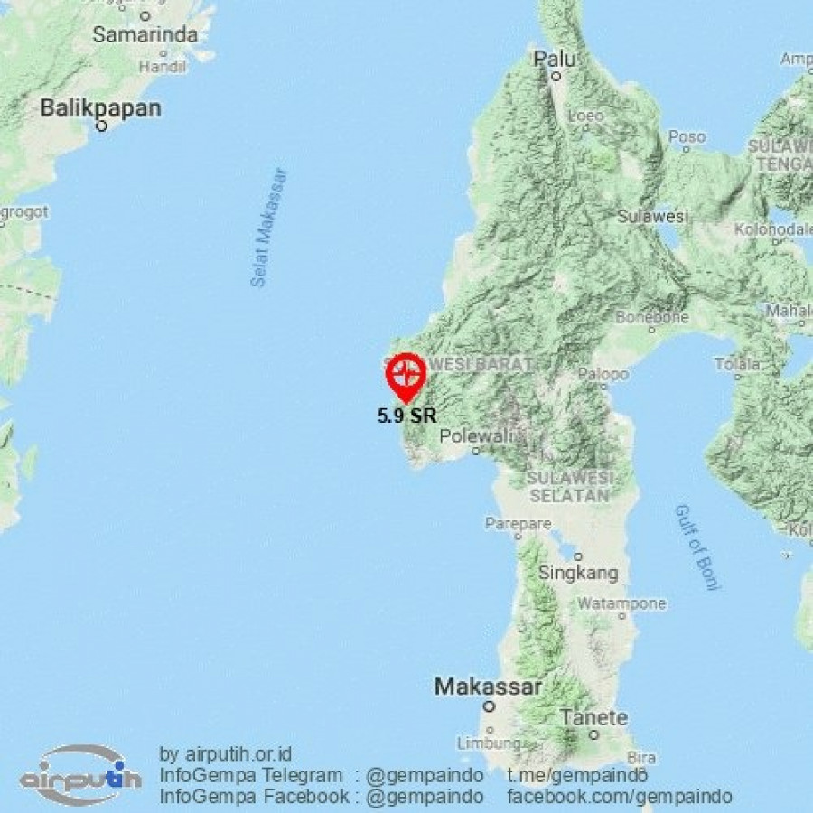 Gempa di Majene, Getarannya Terasa Hingga di Balikpapan, Warga Diimbau tidak Panik